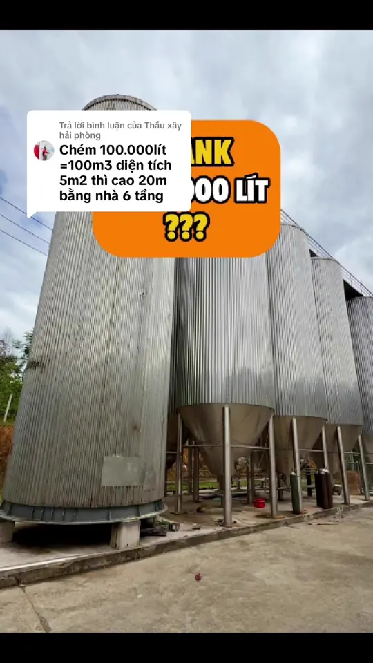 Ảnh bìa video: Tank này có được 100.000 lít không, hay bằng nhà sáu tầng?