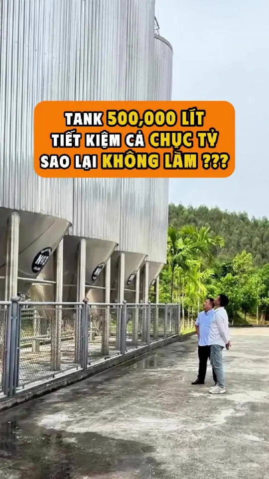 Ảnh bìa video: Vì sao tôi chọn mười mấy tank 100.000 lít thay vì một tank 500.000 lít