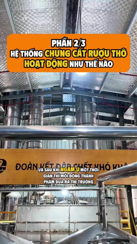 Ảnh bìa video: Chưng cất thô: 8 nồi, mỗi nồi gần 4.000 lít bỗng